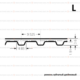 Ремень зубчатый 160 L CSHBELT